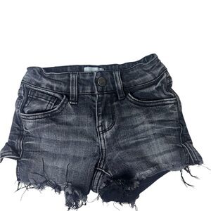 BKE Faded Black Jean Shorts